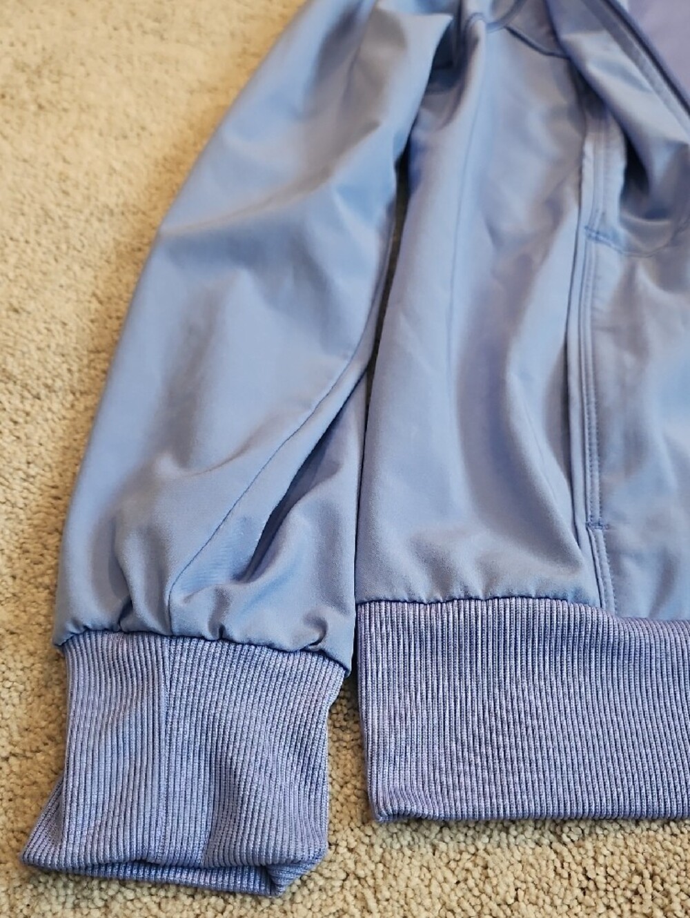 Cherokee Infinity Light Periwinkle Scrub Jacket - Picture 7 of 14